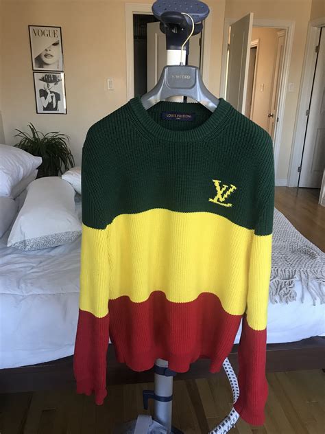 louis vuitton jamaican sweater|louis vuitton sweater monogram.